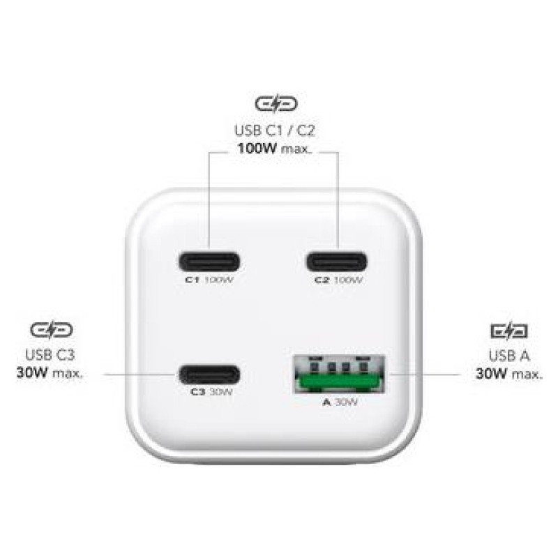 Mediarange POWER ADAPTER USB 100W/GAN FAST MRMA124 MEDIARANGE