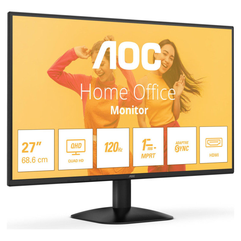 AOC LCD Monitor|AOC|27 "|2560 x 1440 pixels|Quad HD|Native aspect ratio 16:9|LED|Flat|Q27B35S3