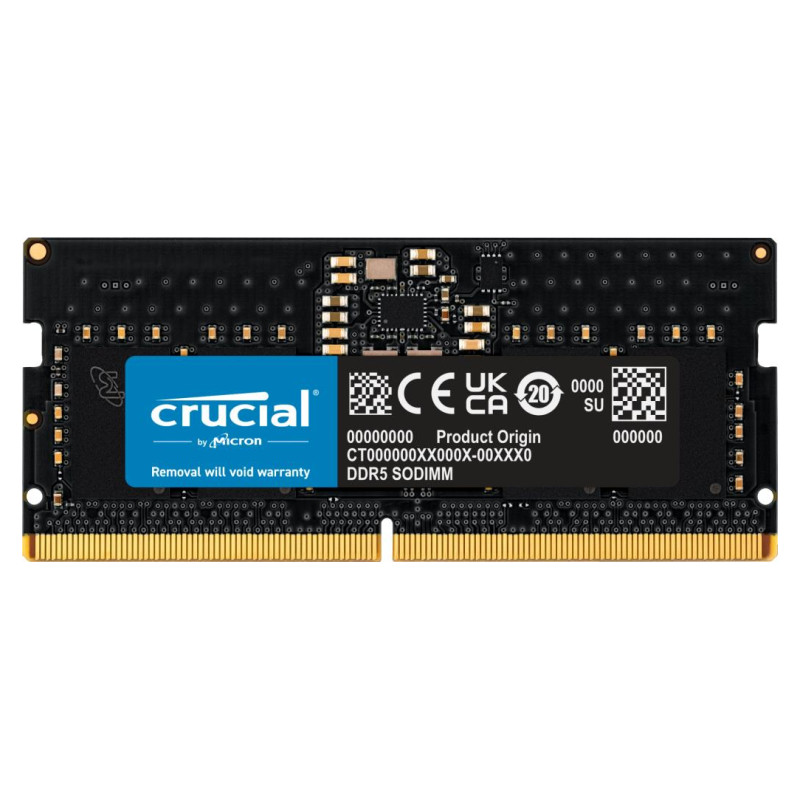 Crucial 8GB DDR5-5600 SODIMM CL46 (16Gbit)