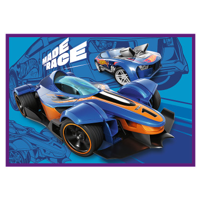 Trefl HOT WHEELS Pužļu komplekts 4x250 gab.