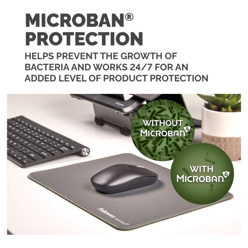 Fellowes MOUSE PAD BREYTA XL/GREY 100139316 FELLOWES