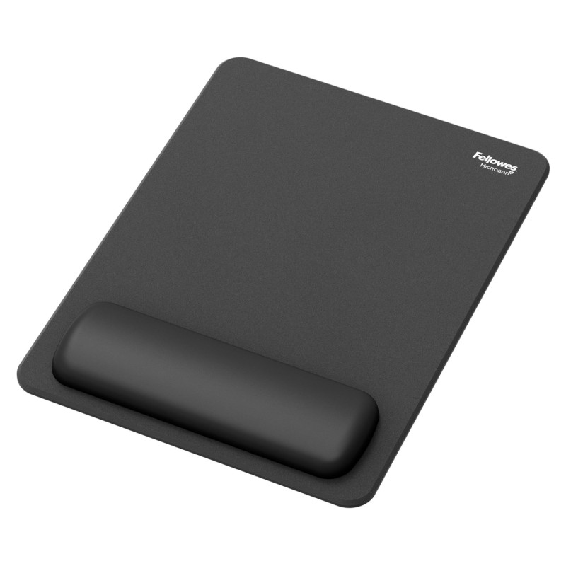 Fellowes MOUSE PAD WRIST REST XL/BLACK 100142560 FELLOWES