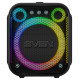Sven PS-880, black, power output 110W (RMS), TWS, Bluetooth, FM, USB, microSD, LED-display, lithium battery