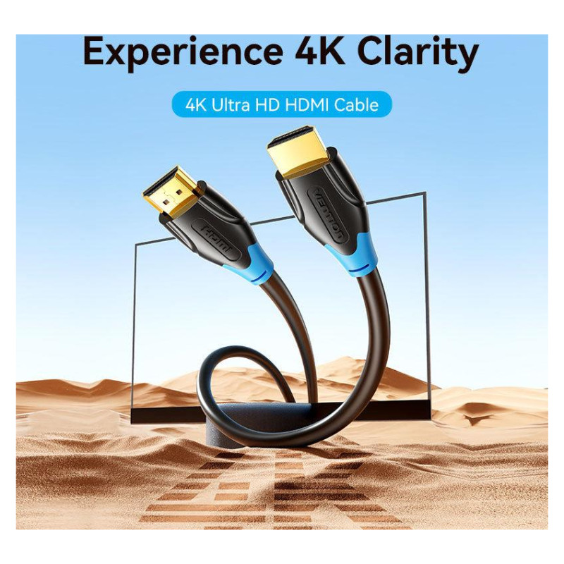 Vention CABLE HDMI 15M/BLACK AACBN VENTION
