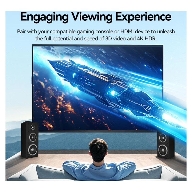 Vention CABLE HDMI 15M/BLACK AACBN VENTION