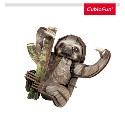 Cubic Fun CUBICFUN NATIONAL GEOGRAPHIC 3D puzle Trīspirkstu sliņķis