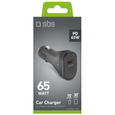 SBS Auto Lādētājs SBS 65W USB-C PD