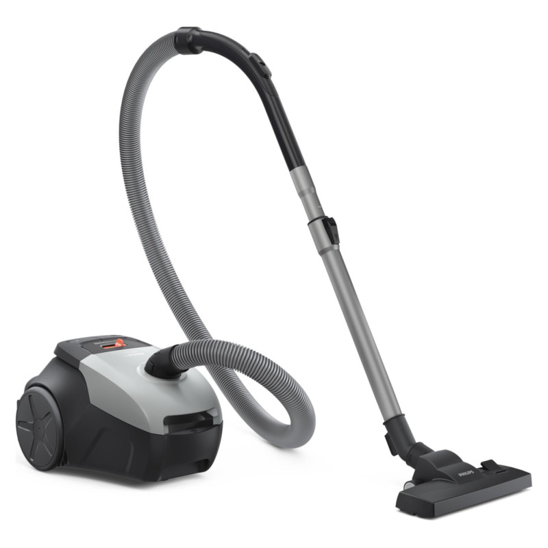 Philips Vacuum Cleaner|PHILIPS|Input power 850 W|Dust capacity 3 L|Cylinder vacuum|Cleaning type Dry|Dust container Dust bag|Colour Black/Grey|XD2142/12
