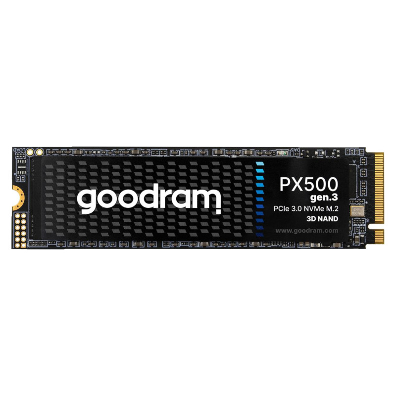 Goodram SSD|GOODRAM|600xTBW rating|MTBF 1500000 h|Read speed 3300 MB/s|Write speed 2700 MB/s|NVMe Yes|PCI Express 3.0|M.2|1000 GB|SSDPR-PX500-01T-80-G3