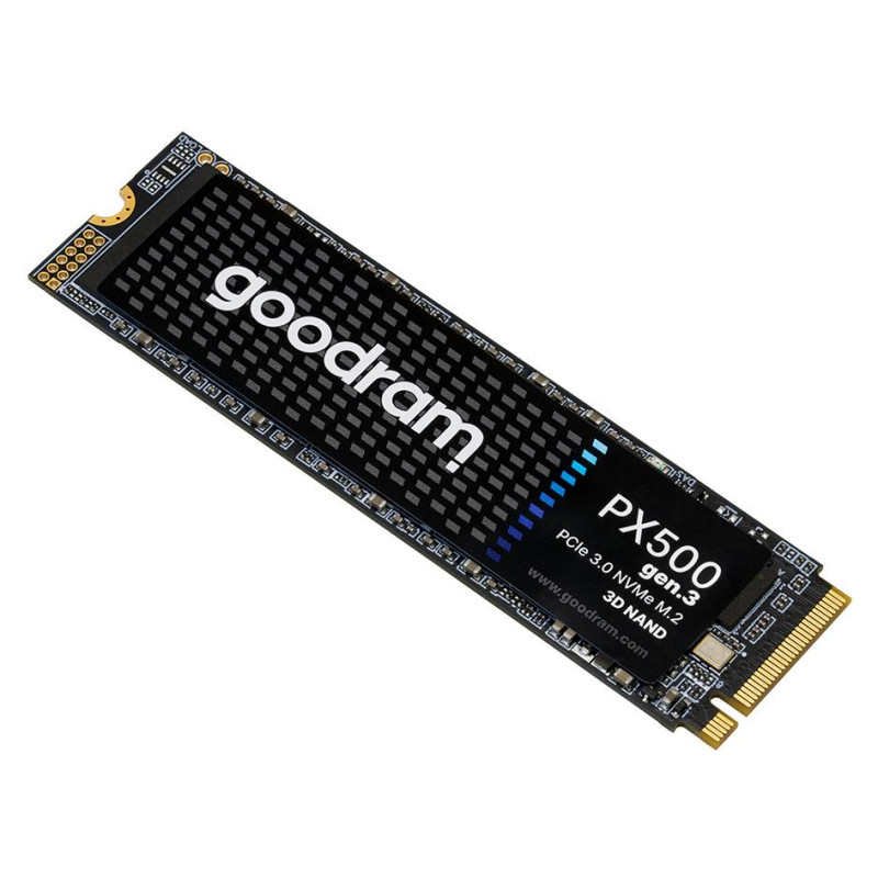 Goodram SSD|GOODRAM|600xTBW rating|MTBF 1500000 h|Read speed 3300 MB/s|Write speed 2700 MB/s|NVMe Yes|PCI Express 3.0|M.2|1000 GB|SSDPR-PX500-01T-80-G3