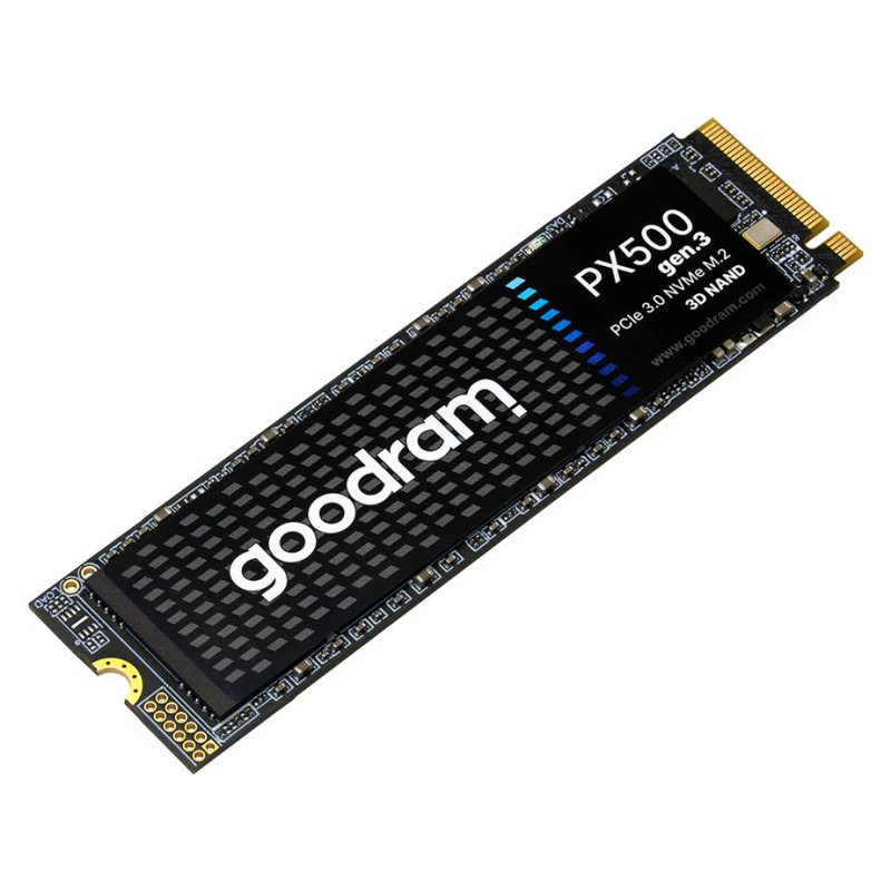 Goodram SSD|GOODRAM|600xTBW rating|MTBF 1500000 h|Read speed 3300 MB/s|Write speed 2700 MB/s|NVMe Yes|PCI Express 3.0|M.2|1000 GB|SSDPR-PX500-01T-80-G3
