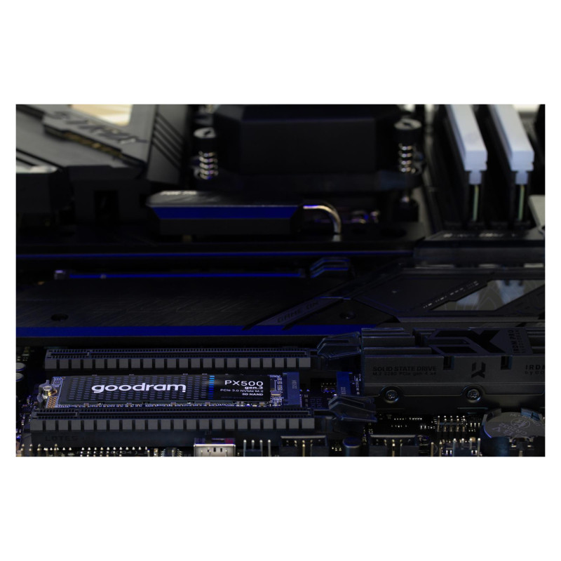 Goodram SSD|GOODRAM|600xTBW rating|MTBF 1500000 h|Read speed 3300 MB/s|Write speed 2700 MB/s|NVMe Yes|PCI Express 3.0|M.2|1000 GB|SSDPR-PX500-01T-80-G3