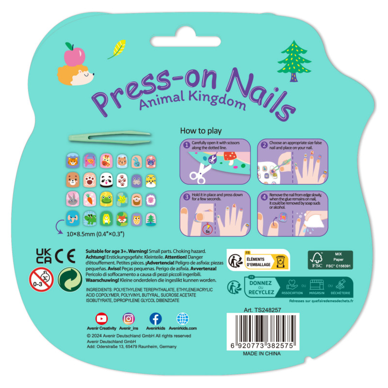 Avenir Pielīmējamie nagi Dzīvnieku karaļvalsts