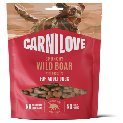 Carnilove Dog Crunchy Adult Wild Boar with Rosehips 200 g