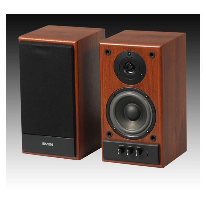Sven Multimedia - Speaker SVEN SPS-702 (Stereo, 40W, 40Hz-22Hz, Wood)