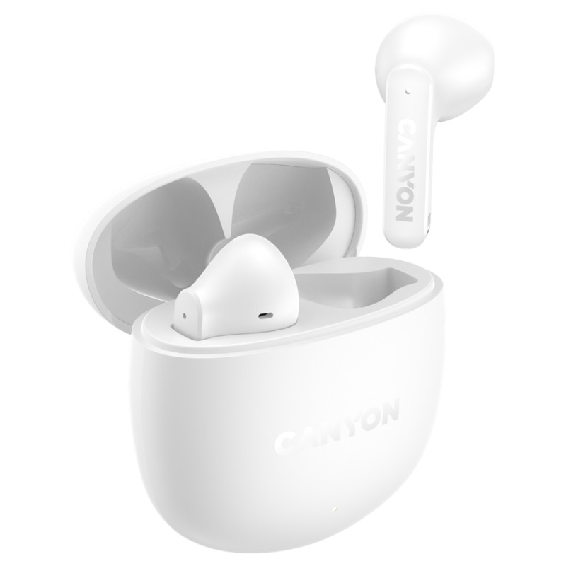 Canyon TWS headset OnGo 13 Semi-in-ear White