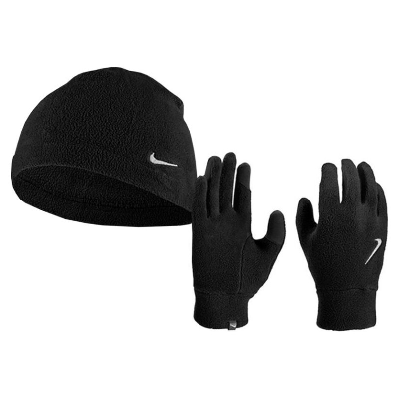 Nike Dri-Fit Fleece M gloves and hat N1002578082 (S/M)
