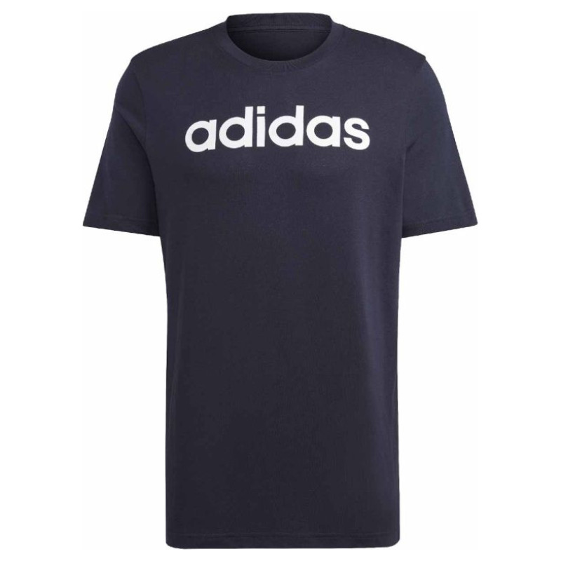 Adidas Essentials Single Jersey Linear Embroidered Logo Tee M IC9275 (S)