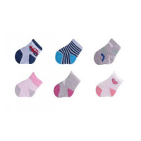 Yoclub Zeķes frotē BABY 6-9 mēn. GIRL SKF-0002