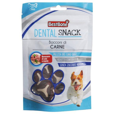 Record BESTBONE DENTAL liellopu gaļas kumosiņi 75 g - papildbarība suņiem