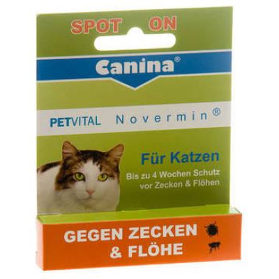 Canina Petvital Novermin drops for cats 2ml