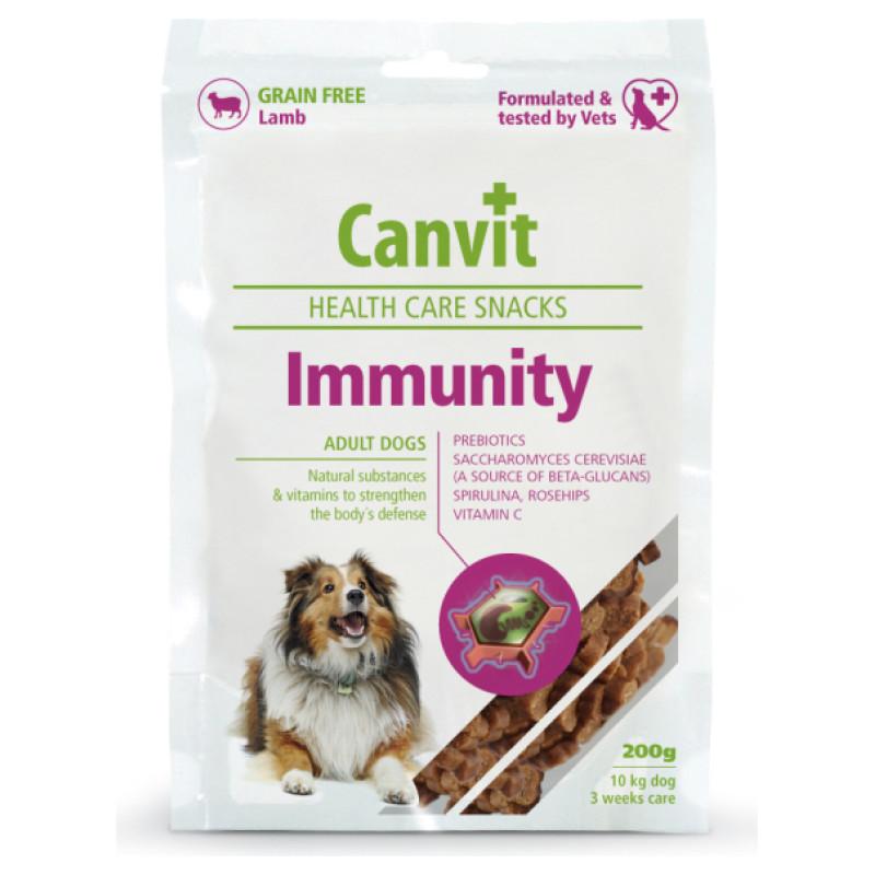Canvit Health Care Snack Immunity 200 g kārums suņiem