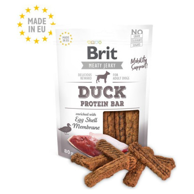 Brit Jerky Duck Protein Bar Snack 80 g kārums suņiem