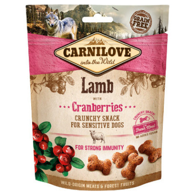 Carnilove Dog Lamb with Cranberries 200 g kārums suņiem