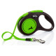 Flexi Neon M 5m green (lente) - pavada suņiem
