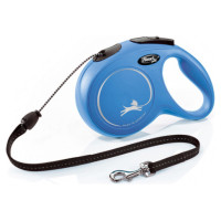 Flexi New Classic S 8m blue (trose)  - pavada suņiem