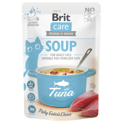 Brit Care Cat Soup Tuna 75 g