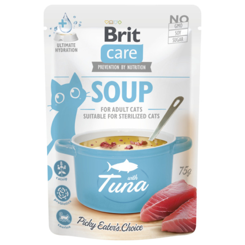 Brit Care Cat Soup Tuna 75 g