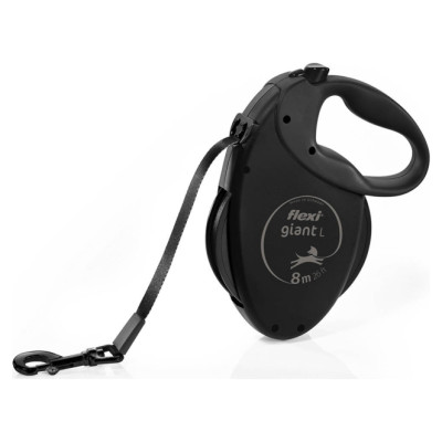 Flexi Giant L Black Edition Tape 8 m black