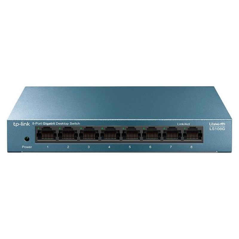 Tp-Link Switch|TP-LINK|TP-LINK LS108G|LS108G|8x10Base-T / 100Base-TX / 1000Base-T|LS108G