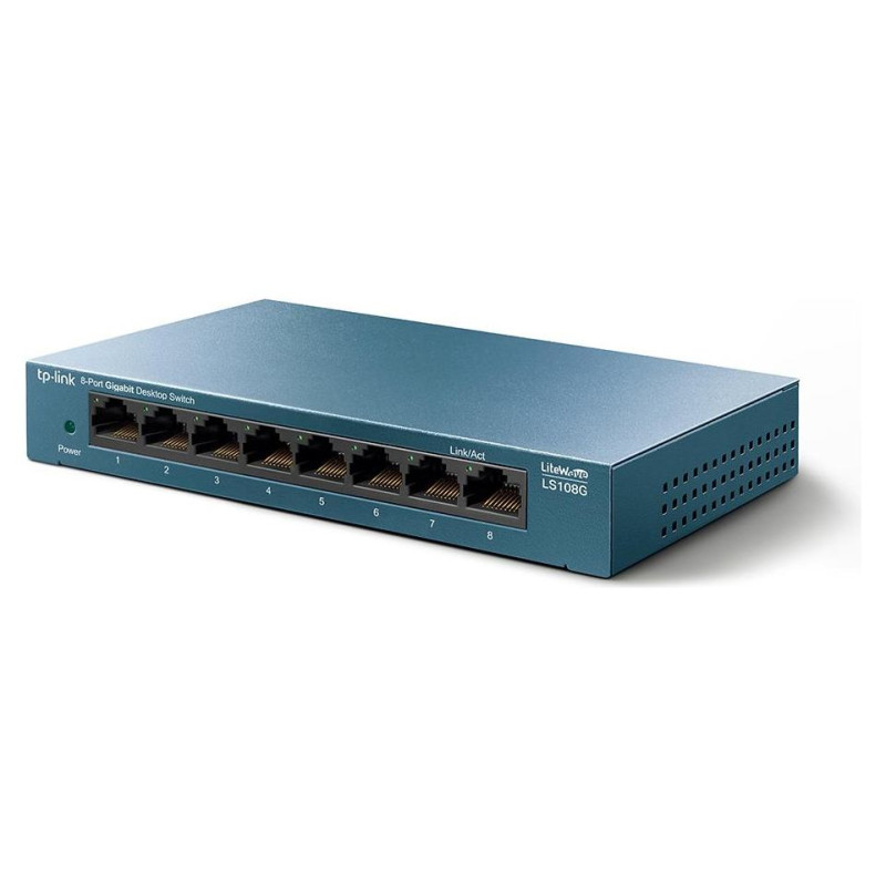 Tp-Link Switch|TP-LINK|TP-LINK LS108G|LS108G|8x10Base-T / 100Base-TX / 1000Base-T|LS108G