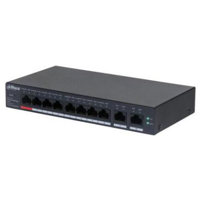 Dahua Switch|DAHUA|CS4010-8GT-110|Type L2|Desktop/pedestal|8x10Base-T / 100Base-TX / 1000Base-T|PoE ports 8|DH-CS4010-8GT-110