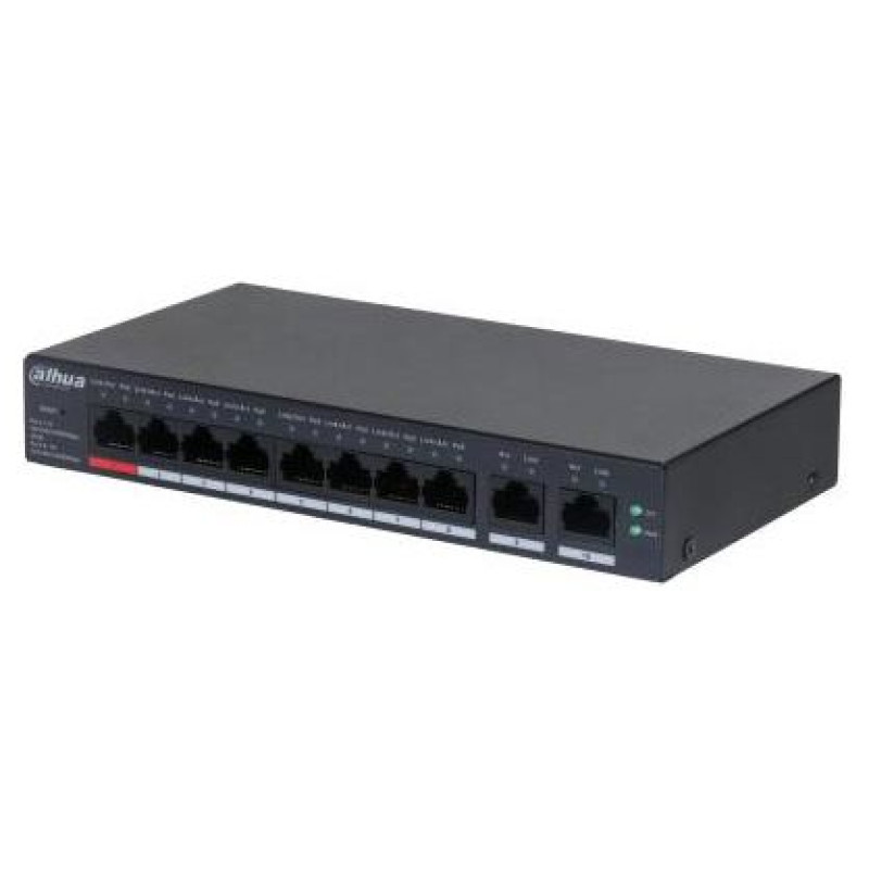 Dahua Switch|DAHUA|CS4010-8GT-110|Type L2|Desktop/pedestal|8x10Base-T / 100Base-TX / 1000Base-T|PoE ports 8|DH-CS4010-8GT-110