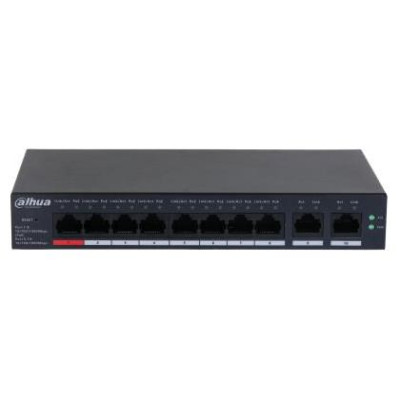 Dahua Switch|DAHUA|CS4010-8GT-110|Type L2|Desktop/pedestal|8x10Base-T / 100Base-TX / 1000Base-T|PoE ports 8|DH-CS4010-8GT-110