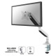 Neomounts MONITOR ACC DESK MOUNT/10-32" NM-D750WHITE NEOMOUNTS