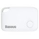 Baseus T2 keychain mini wireless key and other object finder white (ZLFDQT2-02)