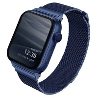 Uniq Dante Stainless Steel Strap for Apple Watch 1/2/3/4/5/6/7/8/SE/SE2 38/40/41mm - Blue