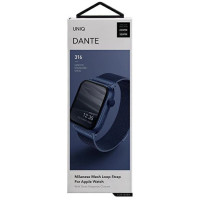 Uniq Dante Stainless Steel Strap for Apple Watch 1/2/3/4/5/6/7/8/SE/SE2 38/40/41mm - Blue