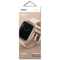 Uniq Linus Apple Watch Series 4/5/6/7/8/SE/SE2 strap 38/40/41mm. Airosoft Silicone pink/blush pink