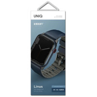 Uniq Linus strap for Apple Watch 1/2/3/4/5/6/7/8/SE/SE2/Ultra 42/44/45/49mm - blue