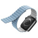 Uniq Revix strap for Apple Watch 1/2/3/4/5/6/7/8/SE/SE2/Ultra 42/44/45/49mm - white and blue