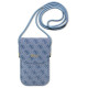 Guess GUOWBP4SNSB handbag - blue 4G Metal Script Logo