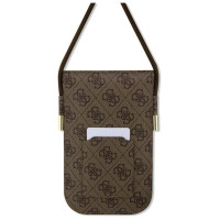 Guess 4G Metal Script Logo handbag - brown