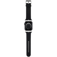 Karl Lagerfeld 3D Rubber Choupette Heads Strap for Apple Watch 38/40/41mm - Black