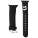 Karl Lagerfeld 3D Rubber Choupette Heads Strap for Apple Watch 38/40/41mm - Black