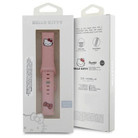 Hello Kitty Silicone Kitty Head strap universal 22mm - pink